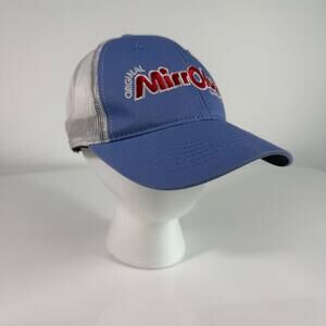 MirrOlure Trucker Hat Blue White Snapback Fishing Outdoor Cap